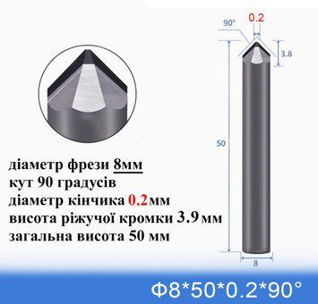 90W8-0.2 полікристалл Ф8-0.2-50 90 гр.