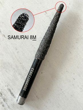 SAMURAI8M алмазна фреза вакуумного напилення Ф12-5-80-150