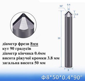 90W8 полікристалл Ф8-0.4-50 90 гр.